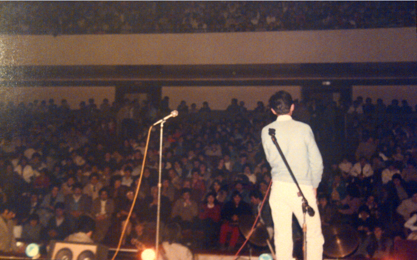 Germán Chamorro en el Teatro Municiapl de Cauquenes